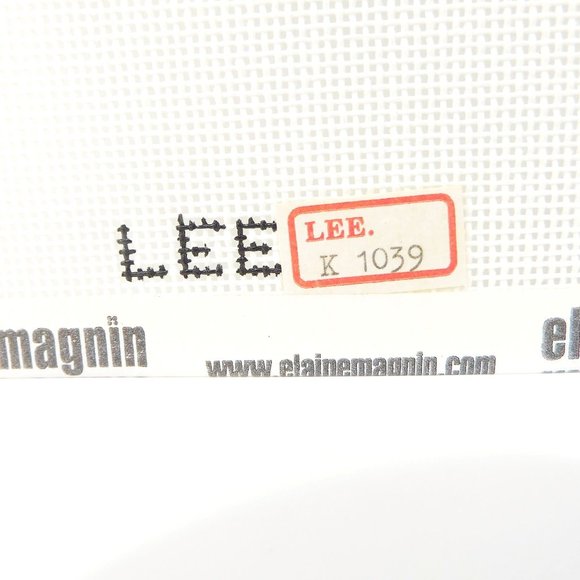 Lee Designs Green Flower Petite Kimono Needlepoint Canvas Hand Painted 18ct - Picture 4 of 4